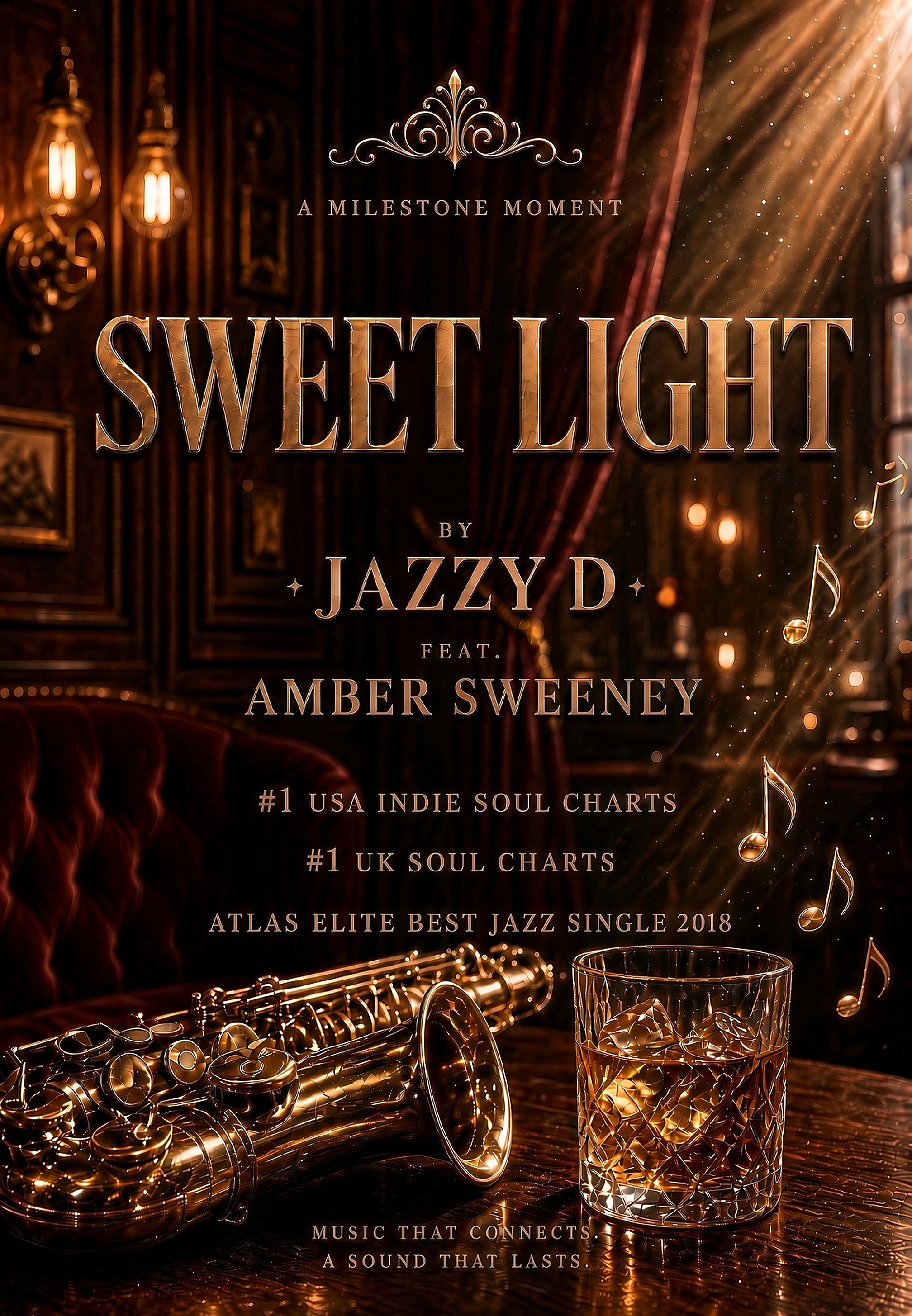 Sweet Light — #1 USA Indie Soul, #1 UK Soul, Atlas Elite Best Jazz Single 2018